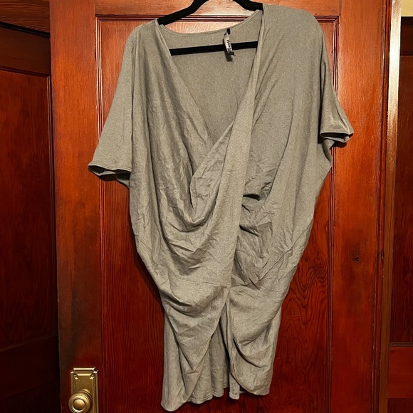 AllSaints Draped Crossover Wrap Top — Women’s Medium - Picture 2 of 9